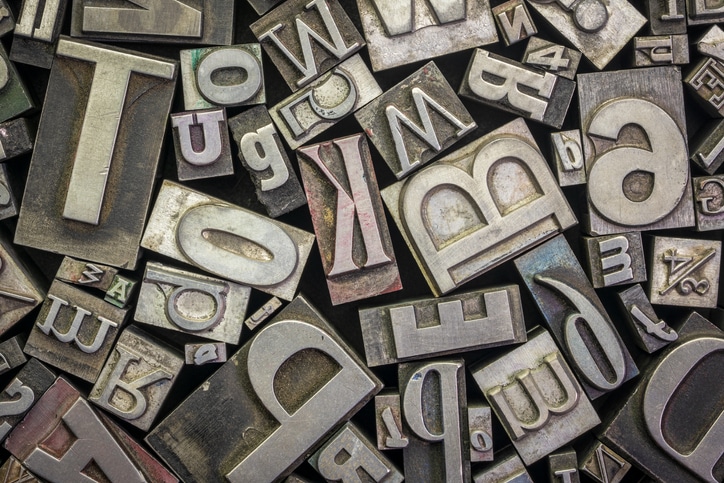 fonts-printing-press-letters